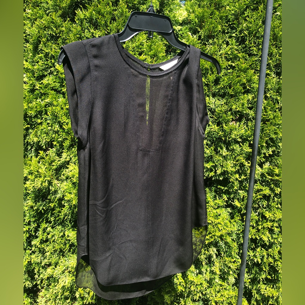 Rebecca Taylor Black Top Sz S